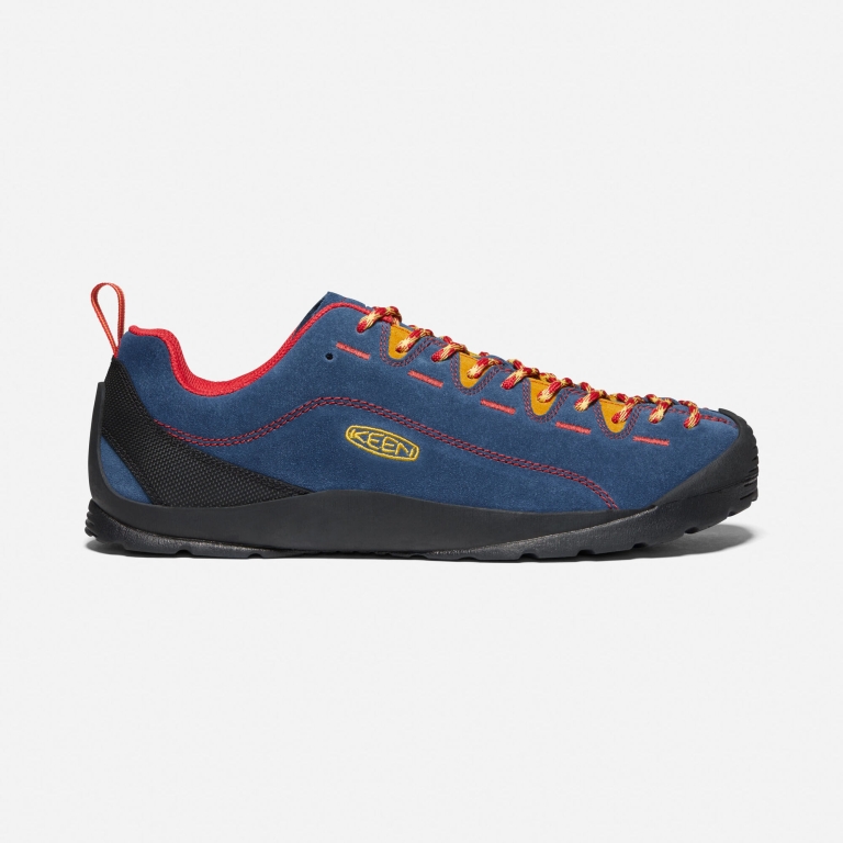 Keen Jasper Shoes - Men's Blue Brown Red Footwear